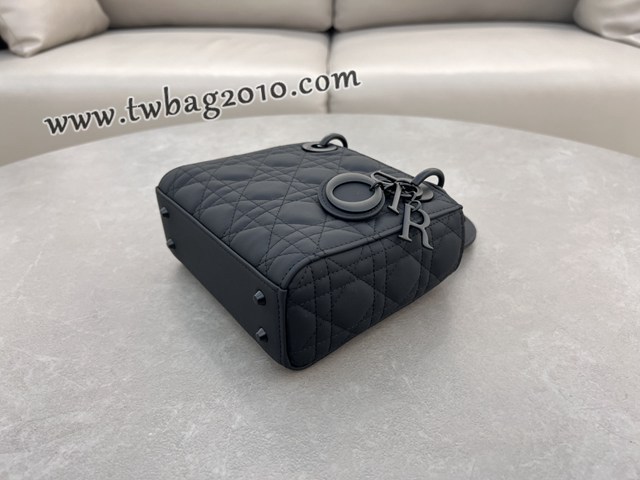 Dior专柜新款Lady女包迪奥高仿原单三格磨砂Lady手提包 djfk1314
